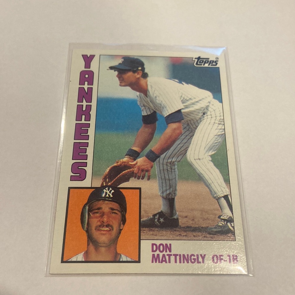1984 Topps Don Mattingly Baseball Card #8